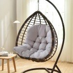Cozy Egg Chair Cushion for Outdoor Relaxation