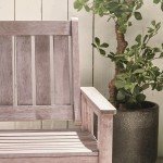 Grey Meranti 2-Seater Garden Bench by VonHaus