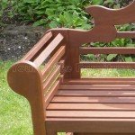 Large Lutyens Garden Bench - FSC Hardwood
