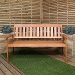 Cartmel Wooden 3-Seater Outdoor Garden Bench