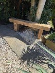 Treated 120cm Wooden Garden Sleeper Bench