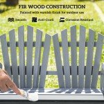Garden Bench Loveseat with Wheel-Shaped Armrests