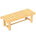 Outsunny 1.1M Patio Loveseat Garden Bench for Two