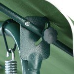 3-Person Metal Swing Chair with Adjustable Canopy