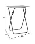 Folding Side Table for Indoor and Outdoor Use