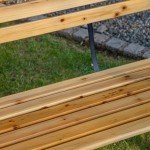 Kendal Metal and Wood 2-Person Patio Bench