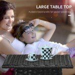 Outdoor Rattan Coffee Table for Patio or Garden