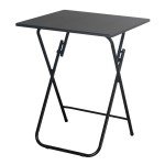Folding Metal Patio Side Table for Indoor/Outdoor