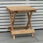 Woodside Folding Wooden Coffee Table for Garden