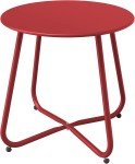 Round Outdoor Side Table for Garden or Patio
