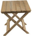 Woodside Folding Wooden Coffee Table for Garden
