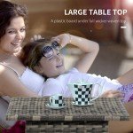 Modern Mixed Grey Rattan Outdoor Coffee Table