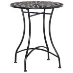 Outsunny 60cm Black Mosaic Bistro Table