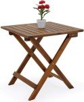 Folding Wooden Garden Table for Patio and Picnic