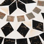 Outsunny 60cm Black Mosaic Bistro Table