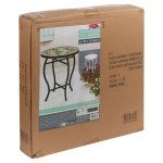 Mosaic Round Bistro Table for Outdoor Spaces
