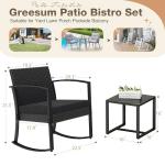 Greesum 3 Piece All-Weather Patio Furniture Set