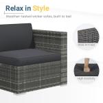 Wisteria Lane 5 Piece Outdoor Wicker Sofa Set