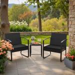 Homall 3-Piece Outdoor Patio Bistro Set