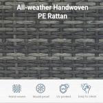 Wisteria Lane 5 Piece Outdoor Wicker Sofa Set