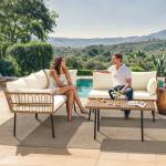 YITAHOME 4-Piece Wicker Patio Furniture Set