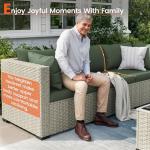 7-Piece Outdoor Wicker Patio Furniture Set
