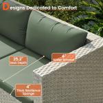 7-Piece Outdoor Wicker Patio Furniture Set