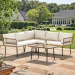 YITAHOME 4-Piece Wicker Patio Furniture Set