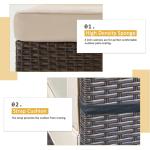 7-Piece Outdoor Rattan Patio Sofa Set
