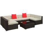 Outsunny 7-Piece Rattan Patio Furniture Set
