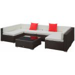 Outsunny 7-Piece Rattan Patio Furniture Set
