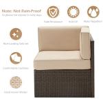 7-Piece Outdoor Rattan Patio Sofa Set