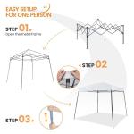 Yaheetech 10x10 Easy Pop-Up Canopy Tent