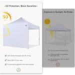 ABCCANOPY 10x10 FT Instant Canopy SunWall