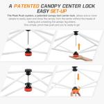 EAGLE PEAK 10x10 Pop Up Canopy Tent
