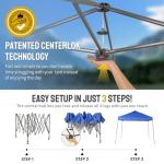 CROWN SHADES 11x11 Pop Up Canopy Tent