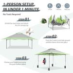 Eagle Peak 13x13 Pop Up Canopy Tent - Gray