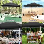 WEIZE 10x10ft Pop Up Canopy Tent with Accessories