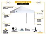 Quik Shade 10'x10' Instant Canopy - White