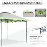 Eagle Peak 13x13 Pop Up Canopy Tent - Gray
