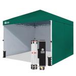 Crown Shades 10x10 Pop Up Canopy Tent, Green