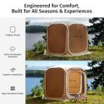 12x12 Pop Up Canopy Tent with Mesh Sides