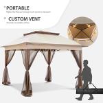 COOS BAY 11x11 Instant Outdoor Gazebo with Netting