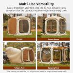 12x12 Pop Up Canopy Tent with Mesh Sides