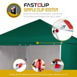 Crown Shades 10x10 Pop Up Canopy Tent, Green