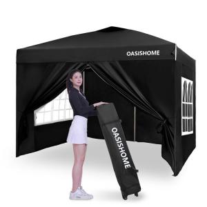 OASISHOME 10x10 Pop-up Gazebo with Sidewalls