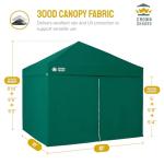 Crown Shades 10x10 Pop Up Canopy Tent, Green