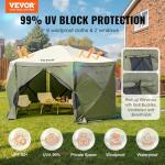 VEVOR 12x12ft Pop Up Gazebo with Mosquito Net