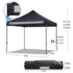Yaheetech 10x10 Heavy Duty Waterproof Canopy Tent
