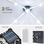 Pop-Up Canopy Tent with Solar LED Lights